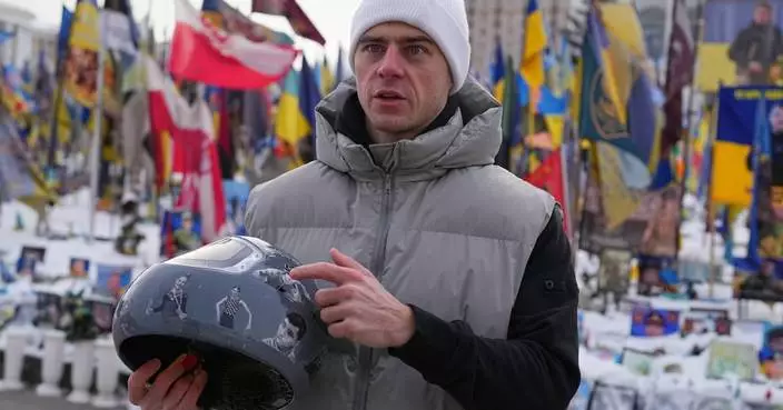 Skeleton racer disqualified from Olympics returns to Ukraine, plans fundraiser for fallen athletes