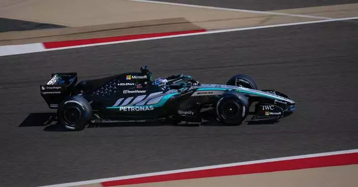 Russell outpaces Piastri and Leclerc at Formula 1 testing in Bahrain