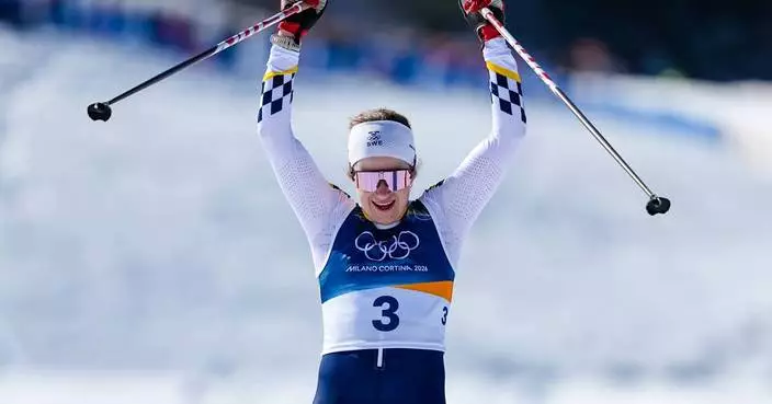 Sweden’s Ebba Andersson gets redemption in winning 50km mass start cross-country ski race