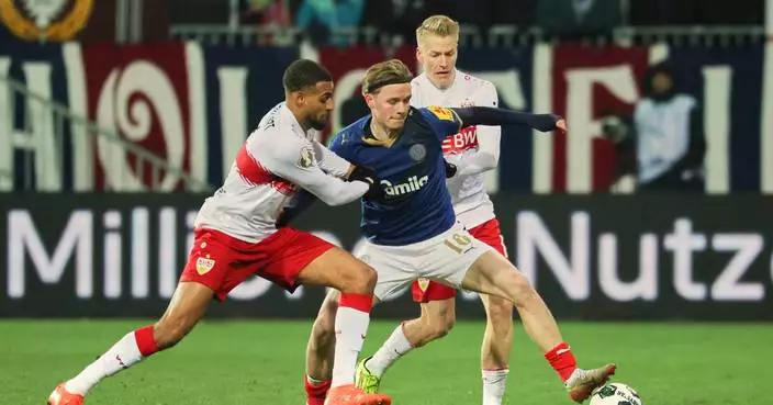Stuttgart defeats Holstein Kiel 3-0 to reach German Cup semifinals