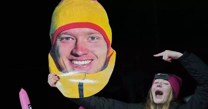 Germany’s Max Langenhan wins Olympic men’s singles luge gold, with dominating performance