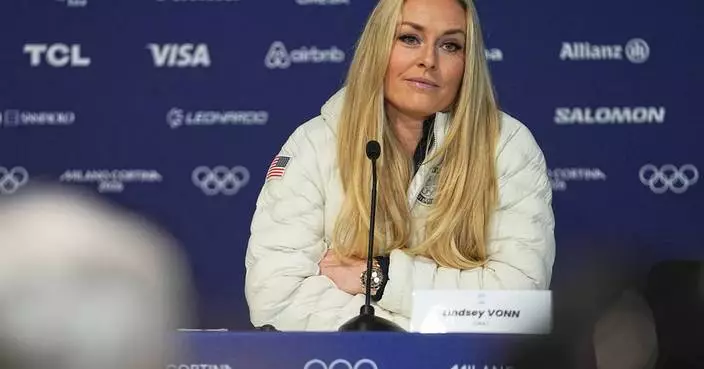 Lindsey Vonn doing 'jumps' in rehab, coach tells AP 'no doubt' she'll race in Olympics with torn ACL