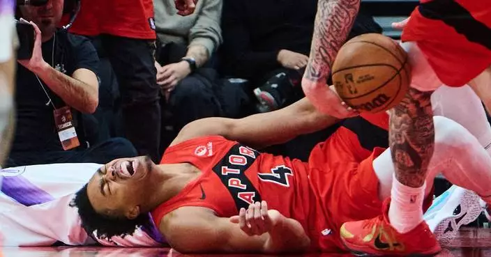 RJ Barrett scores 21 points in the Raptors' 107-100 victory over the Jazz