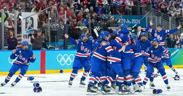 US men’s hockey team inspired by women winning gold at the Olympics in Milan