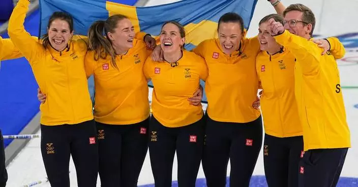 Sweden beats Switzerland for gold in women’s curling at the Milan Cortina Olympics