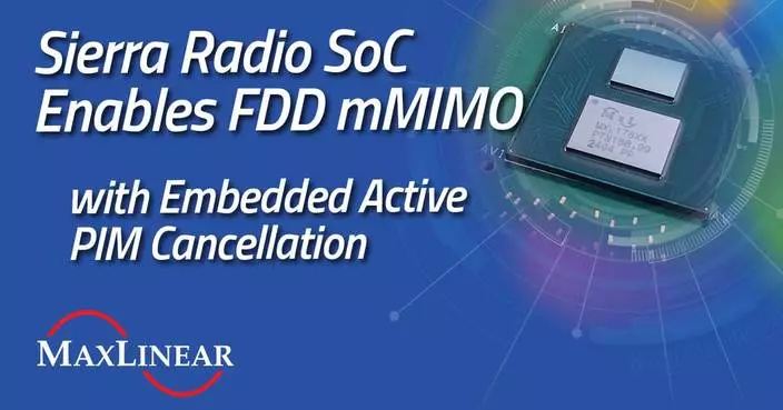 MaxLinear to Present FDD Massive MIMO Innovation at MWC Barcelona 2026