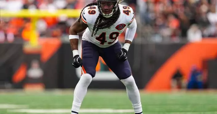 Chicago Bears grant linebacker Tremaine Edmunds permission to seek a trade