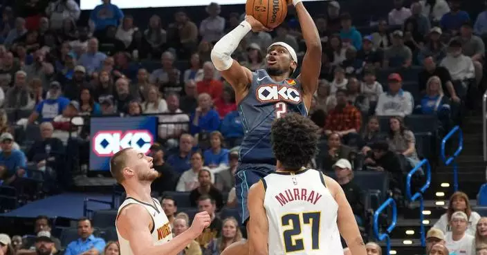 Gilgeous-Alexander scores 36 in return, tempers flare as Thunder top Nuggets 127-121 in OT