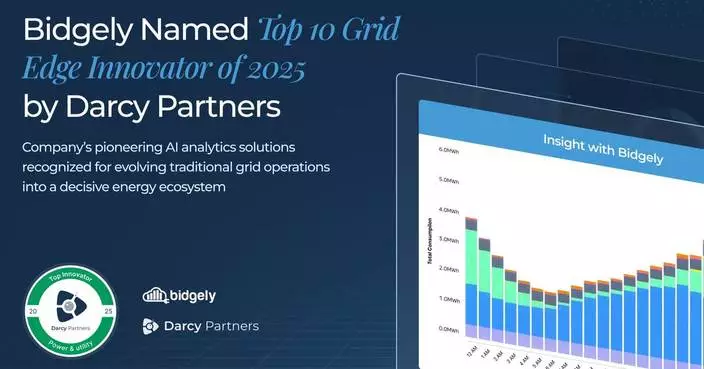 Bidgely Named Top 10 Grid Edge Innovator of 2025 by Darcy Partners