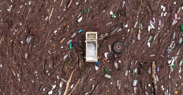 As winter comes, so does garbage. A river in Bosnia chokes in tons of waste year after year