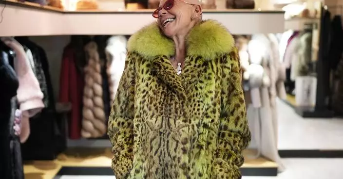 Fur remains a fixture in Cortina, the co-host city of the Winter Olympics, in photos