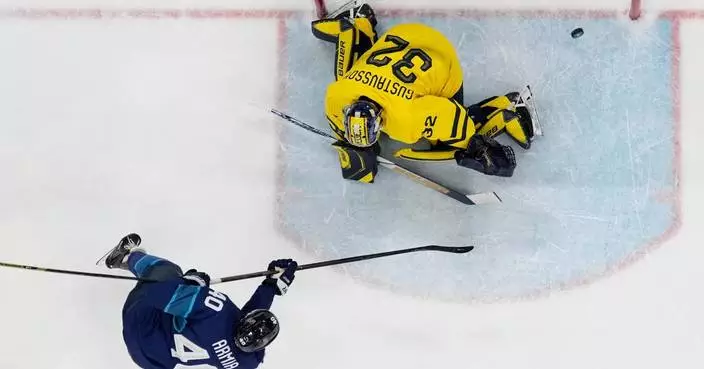 Finland beats Sweden 4-1 in feisty men's hockey game between archrivals at Milan Cortina Olympics