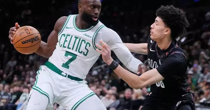 Brown, Vucevic score 28, Celtics shoot season-high 66% in a 148-111 win over the Nets