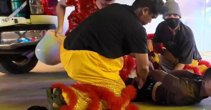 Thai police go undercover as lion dancers to nab a serial burglar