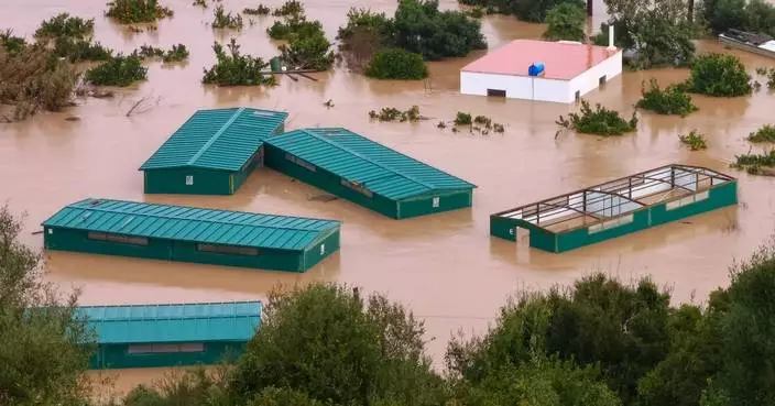 Storm Leonardo slams Spain and Portugal, leaving 1 dead and a girl missing