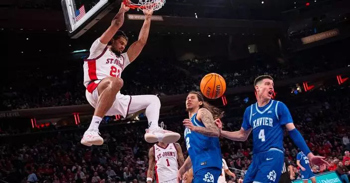 Pitino climbs career wins list as No. 17 St. John’s fends off Xavier 87-82 in overtime