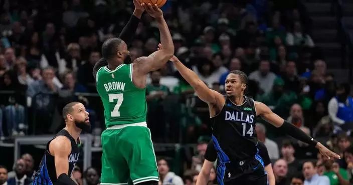 Jaylen Brown scores 33 as Celtics beat Mavs 110-100 despite Flagg’s 36 points