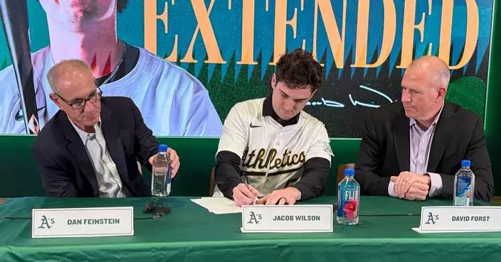 Wilson signing continues A's youth movement with eye on veterans as Las Vegas move nears
