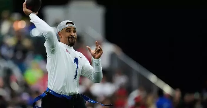 Jalen Hurts leads NFC past AFC in high-scoring Pro Bowl Games flag football exhibition