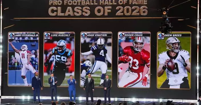 Drew Brees and Larry Fitzgerald headline a Hall of Fame class missing Bill Belichick