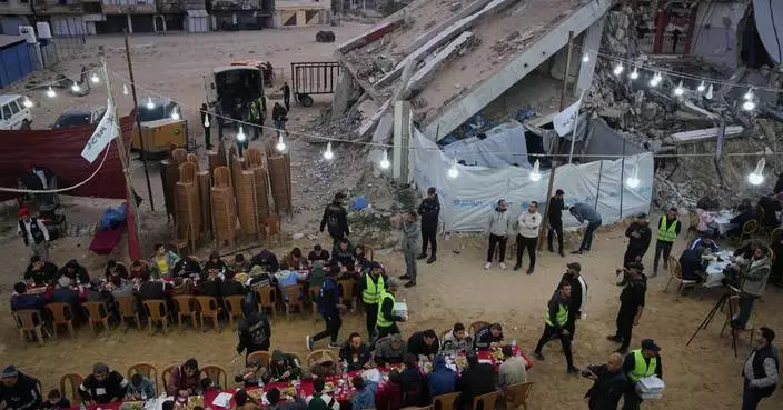 How one displaced family in Gaza is observing Ramadan’s first day under a fragile ceasefire deal