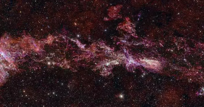 Swirling beauty of the Milky Way galaxy's heart is captured in a new telescope picture
