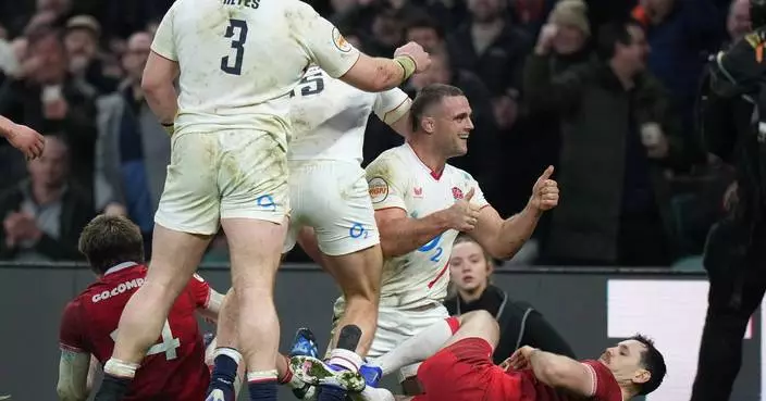 England thrashes Wales 48-7 in Six Nations opener with Arundell hat trick