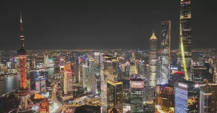 Shanghai, Guangzhou light up for upcoming Spring Festival with light, lantern shows