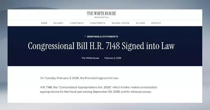 Trump signs funding package, ending brief partial government shutdown