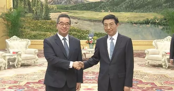 Top political advisor meets Taiwan delegates to CPC, KMT think tank forum