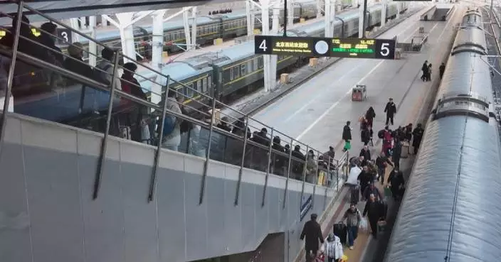 China’s rail network expects 12.9 million passenger trips on 5th day of Spring Festival travel rush