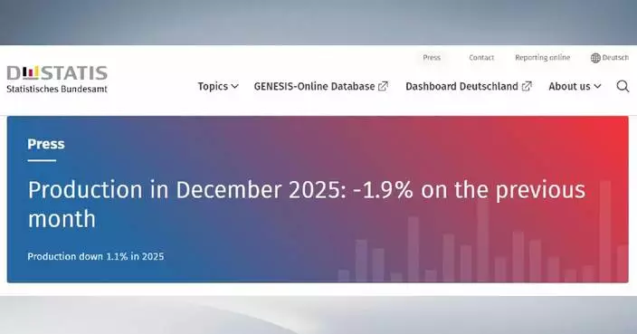 German industrial output shrinks for 4th straight year in 2025: data
