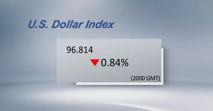 U.S. dollar ticks down