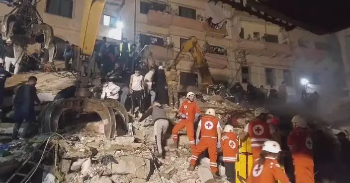 At least 14 dead after apartment building collapse in Lebanon