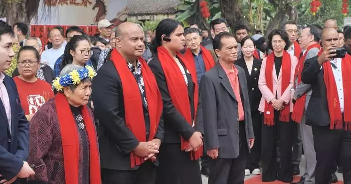 Nauru’s president returns to China, strengthening cultural, trade ties