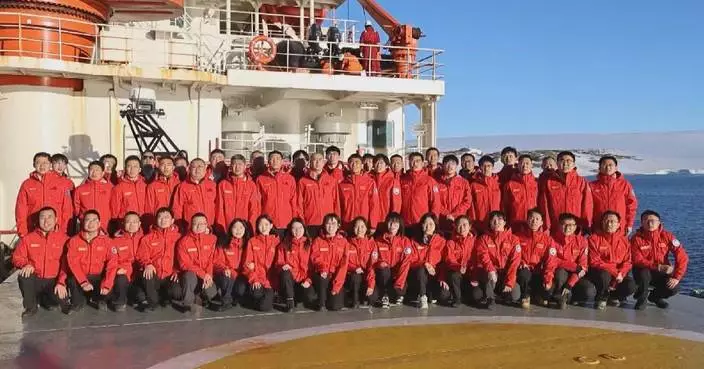 China's 42nd Antarctic expedition team celebrates Spring Festival with colorful activities