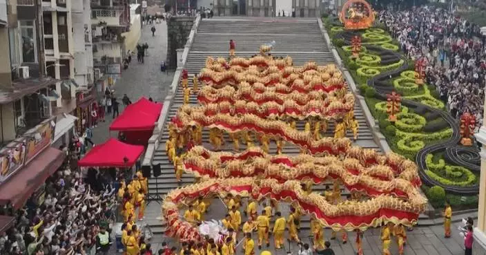 Chinese cities hold vibrant celebrations to welcome new year