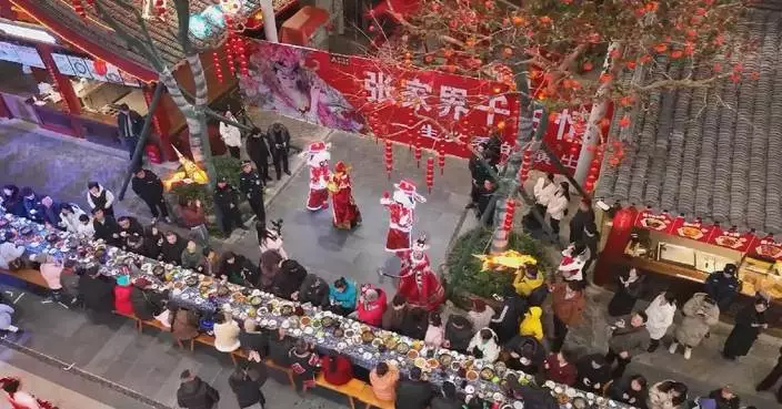 Tujia community in Hunan celebrates Spring Festival with traditional festivities