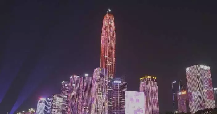 Shenzhen holds dazzling light show to celebrate Spring Festival