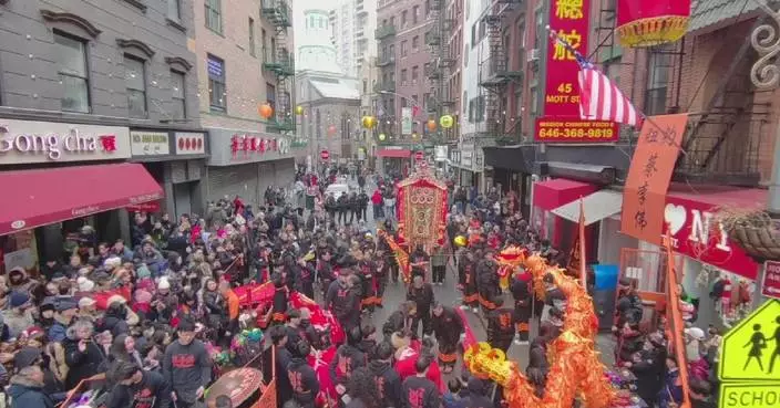 New York City’s Chinatown holds Spring Festival celebrations