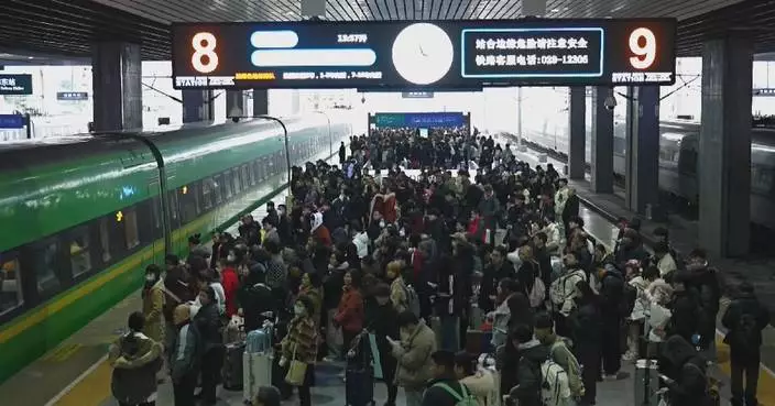 China to handle 5.08 billion domestic trips overall as Spring Festival travel rush hits halfway point