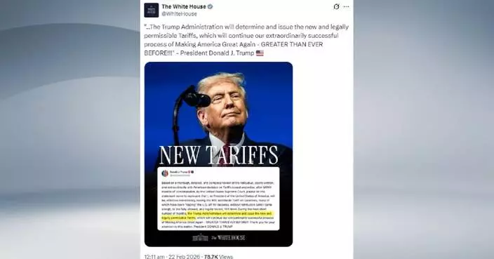 Trump raises new global tariff from 10 pct to 15 pct