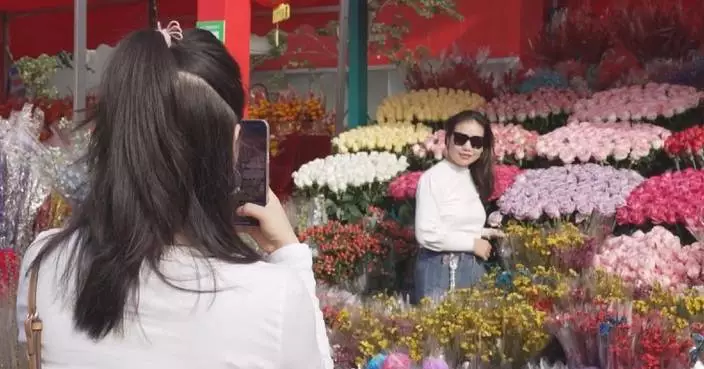 Flourishing flower markets in Guangdong highlight local culture in Spring Festival holiday