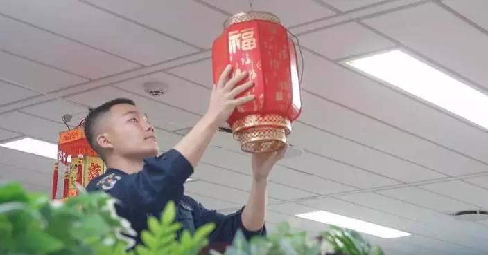 China’s navy hospital ship crew marks Spring Festival with feast at sea