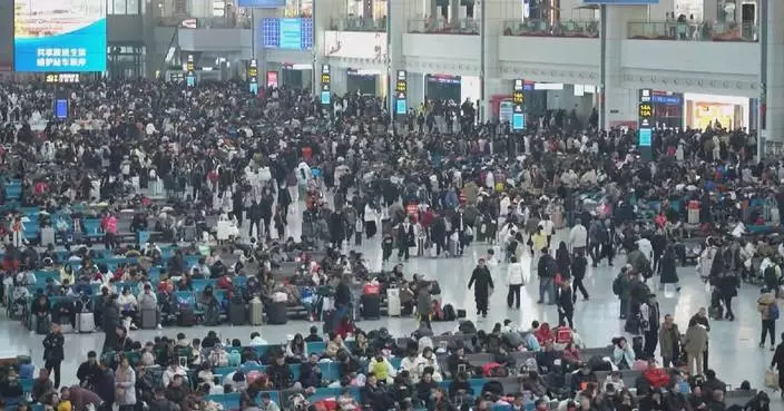 Over 370 mln inter-regional passenger trips handled on Day 21 of Spring Festival travel rush