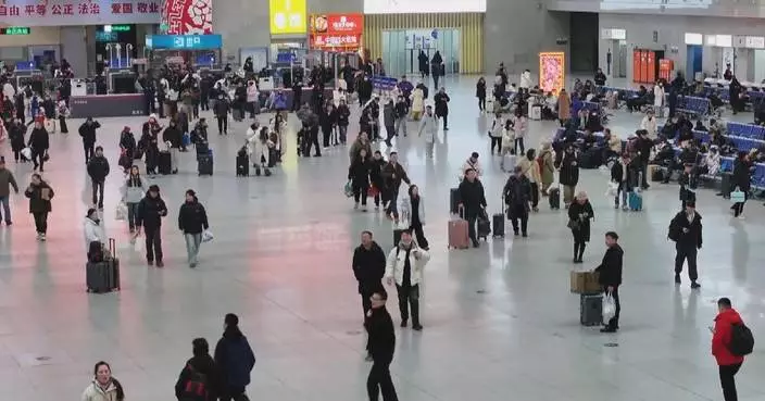 China records over 360 mln cross-regional passenger trips on last day of Spring Festival holiday