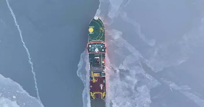 Chinese scientists leave mark on marine research in icebound bay