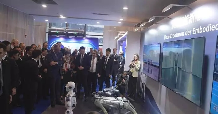 German chancellor concludes China trip with tech firm visits in Hangzhou