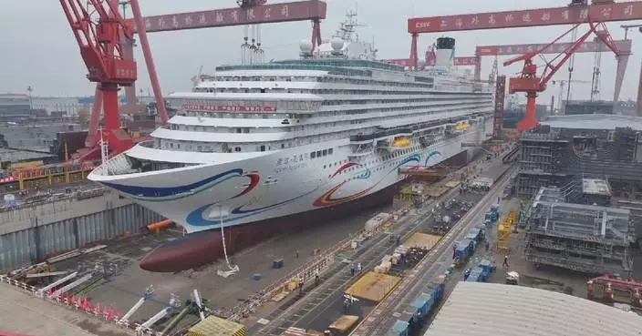 China’s 2nd sea-going cruise ship set to undock