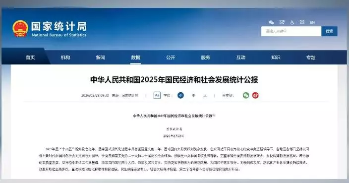 China’s economy sees high-quality development through innovation in 2025: statistical communique